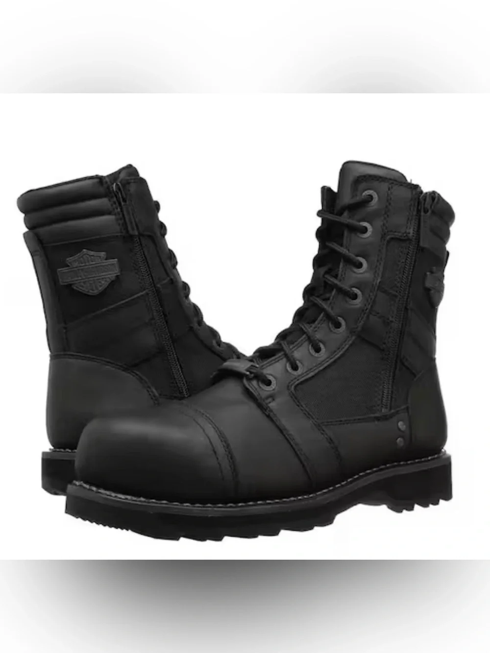 Harley-Davidson Boxbury 7-inch Blacked-Out Motorcycle Boots D93370